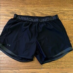 Under Armour men’s Black Athletic‎ Shorts with Mesh Lining